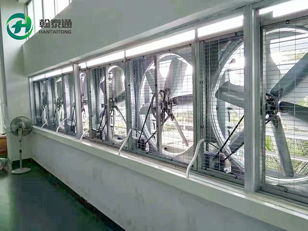 机械加工厂安装负压风机