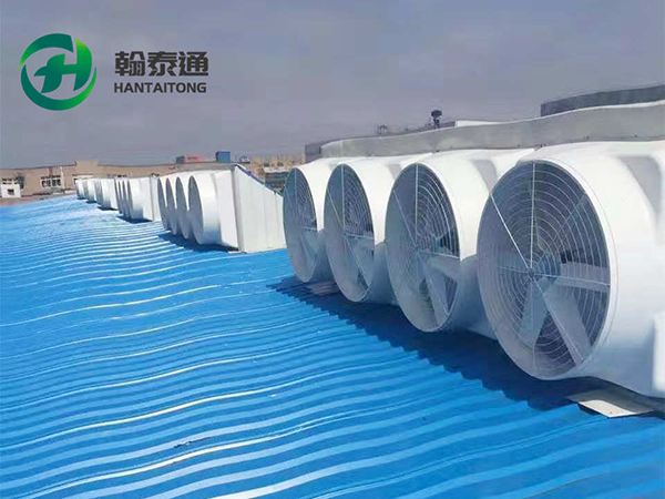 东莞铁皮房负压风机案例