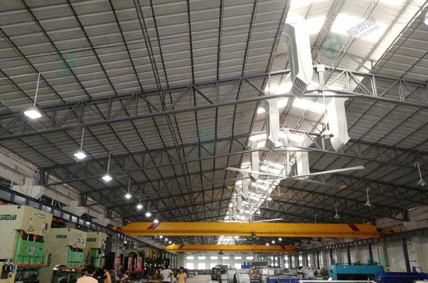 广州祈信注塑车间用环保空调通风降温 广州祈信注塑车间用环保空调通风降温